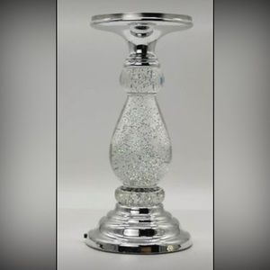 BBW Silver swirl Glitter Pedestal